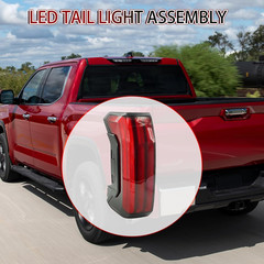 2022-25 Toyota Tundra Left Driver Side LED Tail Light–Compatible Replacement