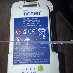 New Open Box (Inogen G5/OxyGo Next) BA-500 Single Battery