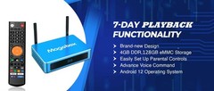 New 2026 Magabox MG5 MAX 8K UHD 4GB RAM 128G WiFi 6 Voice Remote Ships Free USA!