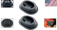 6×9 Speaker Boxes – 2 Angled Pods – Durable ABS – UV Protected Black