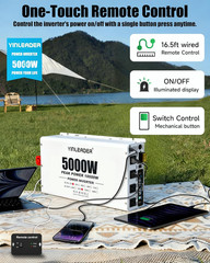 5000W Power Inverter 12V to 120V for RVs, Camping & Off-Grid Systems
