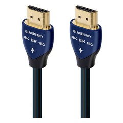 AudioQuest Blueberry 4K-8K 18Gbps HDMI Cable – 4.92 ft. (1.5m) – Pair