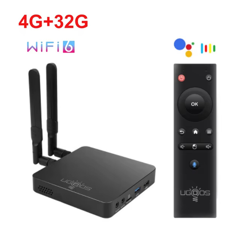 Original AM6B PLUS TV Box 4GB 32GB Amlogic S922X-J 2.2GHz Android 9.0 WiFi Blue