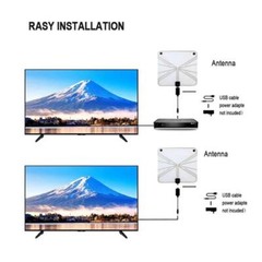 HDTV Antenna Amplifier Signal Booster TV High Gain Channel Boost Indoor BEST 2x
