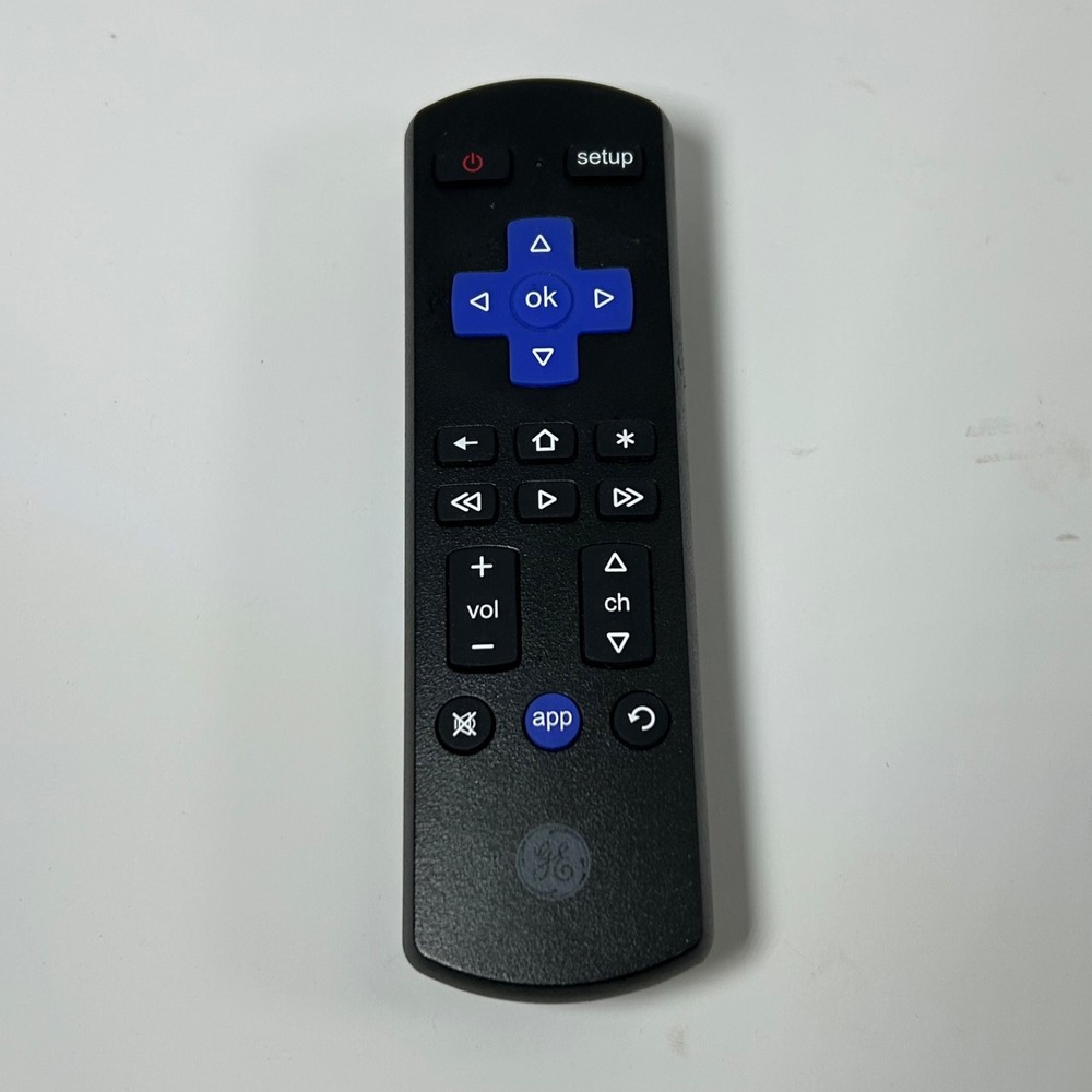 GE 66814-RF1 Remote Control SRC-2006 Wireless Black Blue Setup App Mute works
