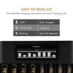 Tenergy TN480U TN474U USB Charger with AA AAA NiMH Rechargeable Battery