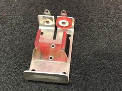 Vintage 9V Battery Metal Holder Snap In, Keystone Electronic Aluminum 9V Holder