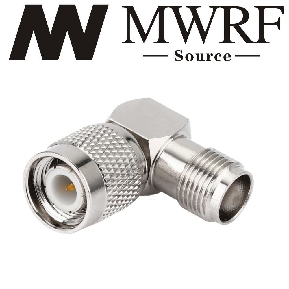 TNC Male to TNC Female RIGHT Angle Adapter; US Stock; Fast Handling