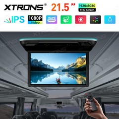 21.5″ Flip Down 1080P LCD IPS Monitor for Car Coach Bus Kitchen HDMI IR USB MP5