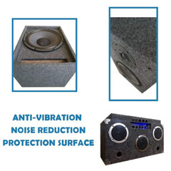Wear Resisting Speaker Box Carpet Liner for Car Stereo DJ BOX Wrap Upholstery