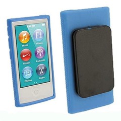 Case for Apple iPod Nano 7 7th Gen – TPU Gel Rubber – w/ Belt Clip – US Seller