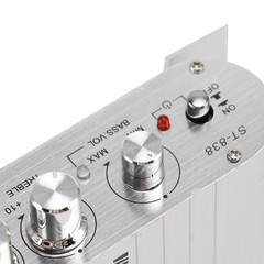 2.1 Bluetooth Stereo Hifi Car Amplifier Amp Sound Speaker EDR Audio LED Home💫