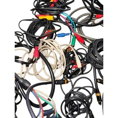 AV Cable Assorted Lot 60pc RCA S-Video Auxiliary Coaxial Adapter Connector Set