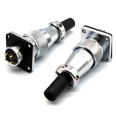 1/2/4Pc WS16 4Pin Panel Mount Electrical Wire Connector,Aviation Plug and Socket