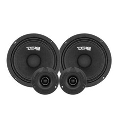DS18 6.5″ 1200W 4-Ohm Midrange Loudspeaker Speaker & Bullet Tweeter PRO-GM6.4PK2