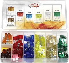 120 Pieces – Assorted Car Truck Standard Blade Fuse Set (5/7.5/10/15/20/25/30 AM