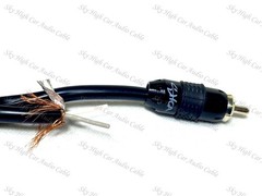 Sky High Car Audio 12ft 4 Channel PREMIUM RCA Cable Nylon Copper Braided 4ch
