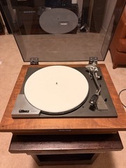Brown Vintage Pioneer PL-50A Turntable