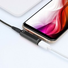 Type C To 3.5mm Audio Connector Clear Sound Compatible Durable