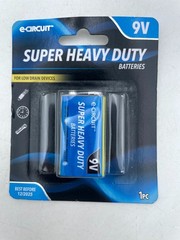 E-Circuit 284342 Super Heavy Duty 9V Battery Black & Blue For Low Drain Devices