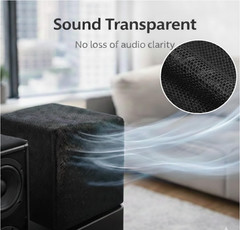SAVUK Speaker Grill Cloth Fabric 3D Mesh Acoustic Box Cover Breathable Repair Ca