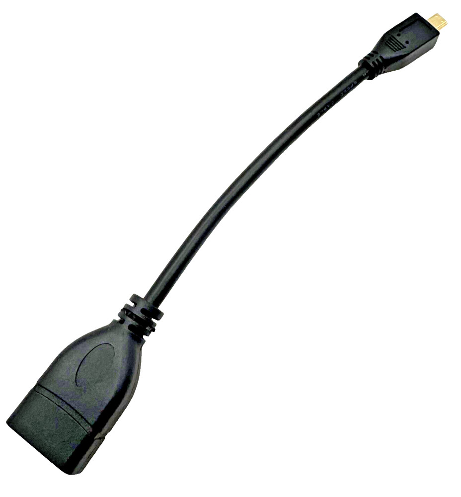 Female HDMI to Male MINI HDMI 6″ Cable Black Audio Video Multimedia Cables
