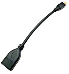 Female HDMI to Male MINI HDMI 6″ Cable Black Audio Video Multimedia Cables