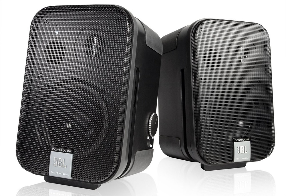 2) JBL C2PS CONTROL 2P 5.25″ Studio Quality Speakers for Recording/Monitoring/AV