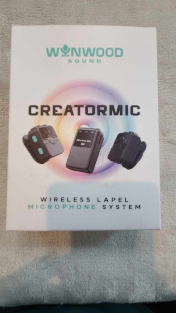 CreatorMic voice-enhancing mini wireless microphone for iPhone/Android/Camera