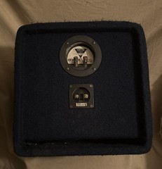 Sony Xplod Sub Speaker 10” Vintage Crunch Powerstation Enclosed LED LIGHT UP BOX