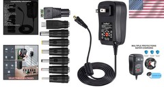 30W AC/DC Adapter with Smart Protection – Perfect for Home and Travel