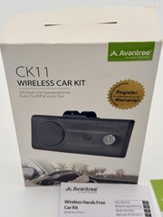 Avantree CK11 BTCK-11 Wireless Car Kit Bluetooth Handsfree Speakerphone Open Box