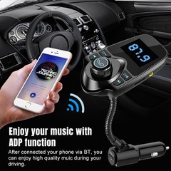 Wireless Car Bluetooth FM Transmitter Radio Adapter MP3 Player USB Charger AUX