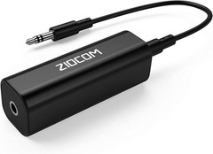 Plug and Play Ground Loop Noise Filter with 3.5mm Aux Cable for Superior Sound