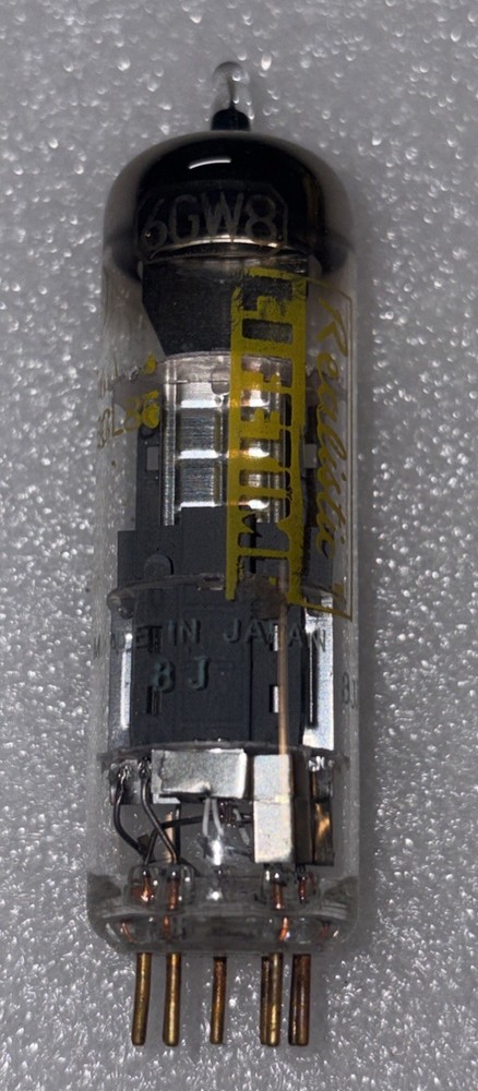 Realistic Lifetime 6GW8 ECL88 Gold Pin Vacuum Tube Tested Strong Japan