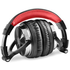 Boytone BT-10RD Wired Over Ear DJ Headphones, Studio Monitor & Stereo headphone