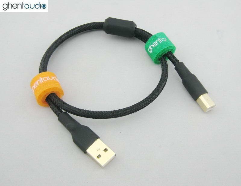 U04 (0.5m 1.5ft)—USB(A to B) Belden Shielded Twisted Pair HiFi DAC Audio Cable