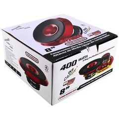 Audiopipe Pair of 8″ 200W RMS 4 Ohm Red EyeCandy Compression Loud Speakers