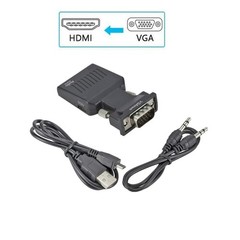 VGA Input To HDMI Output Adapter PC Laptop To HDTV Moniter Projecter Converter