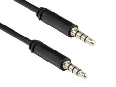 3.5mm TRRS Male to Male Audio & Microphone Cable – 3ft / 6ft / 12ft / 25ft