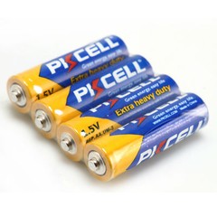 (Combo 100) AA & AAA Batteries Extra Heavy Duty 1.5V PC2400 E92 E91 Zinc-carbon