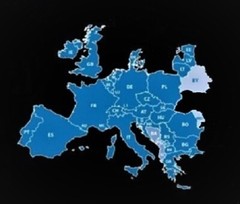 Europe GPS Map 2027 for Garmin devices on microSD