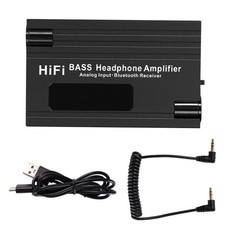 HIFI Headphone Amplifier Stereo Audio 3.5mm AUX 16-600Ω Portable for MP3/MP4/PS4