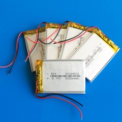 3.7V 500mAh Li Po Polymer Rechargeable Battery For Camera GPS Smart Watch 303450