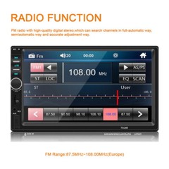 WiFi Mirrorlink 7″ 2 Din GPS Touch Screen Car Radio Stereo Bluetooth Android 9.0