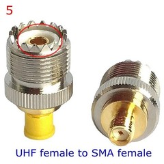2/4PCS SMA Male Plug to UHF PL259 SO239 Female RF Connector Adapter Cable