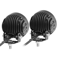 2x 3.5″inch Round LED Work Light Bar Flood Pods Fog Driving Lamp Offroad 4WD SUV