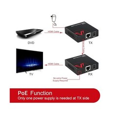 AV Access HDMI Extender Over Cat5e/6a/7 up to 1080P@60Hz 164ft/50m with IR Re…