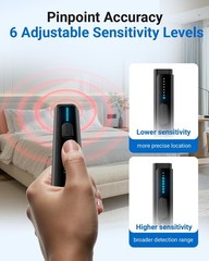 6-in-1 Hidden Camera & Bug Detector – GPS Tracker Finder for Travel, Hotels, Car