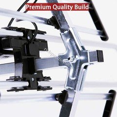 Digital HDTV Outdoor Amplified Antenna 200 Mile 360 Degree Rotor UHF/VHF/FM